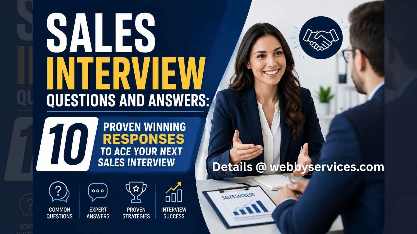 Sales Interview Questions and Answers: 10 Proven Winning Responses to Ace Your Next Sales Interview