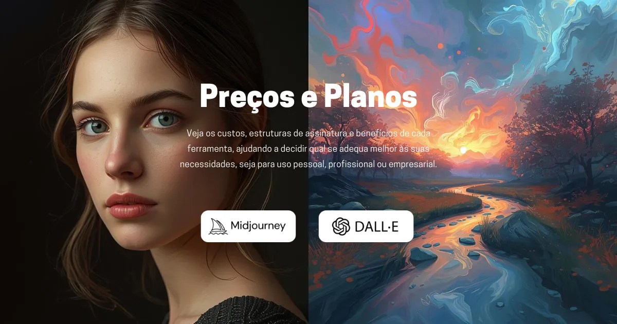 Preços e Planos MidJourney e dall-e