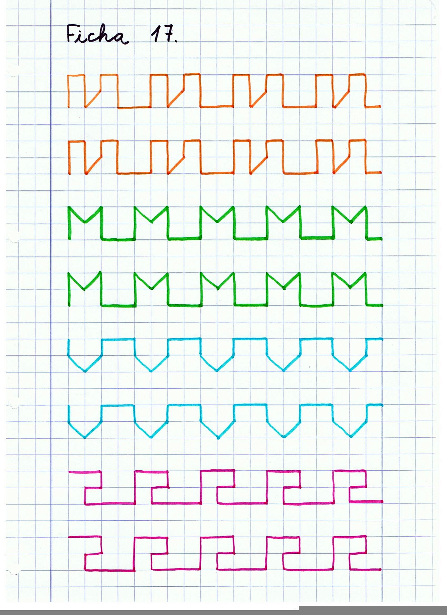 Caligrafía Material de refuerzo (I)