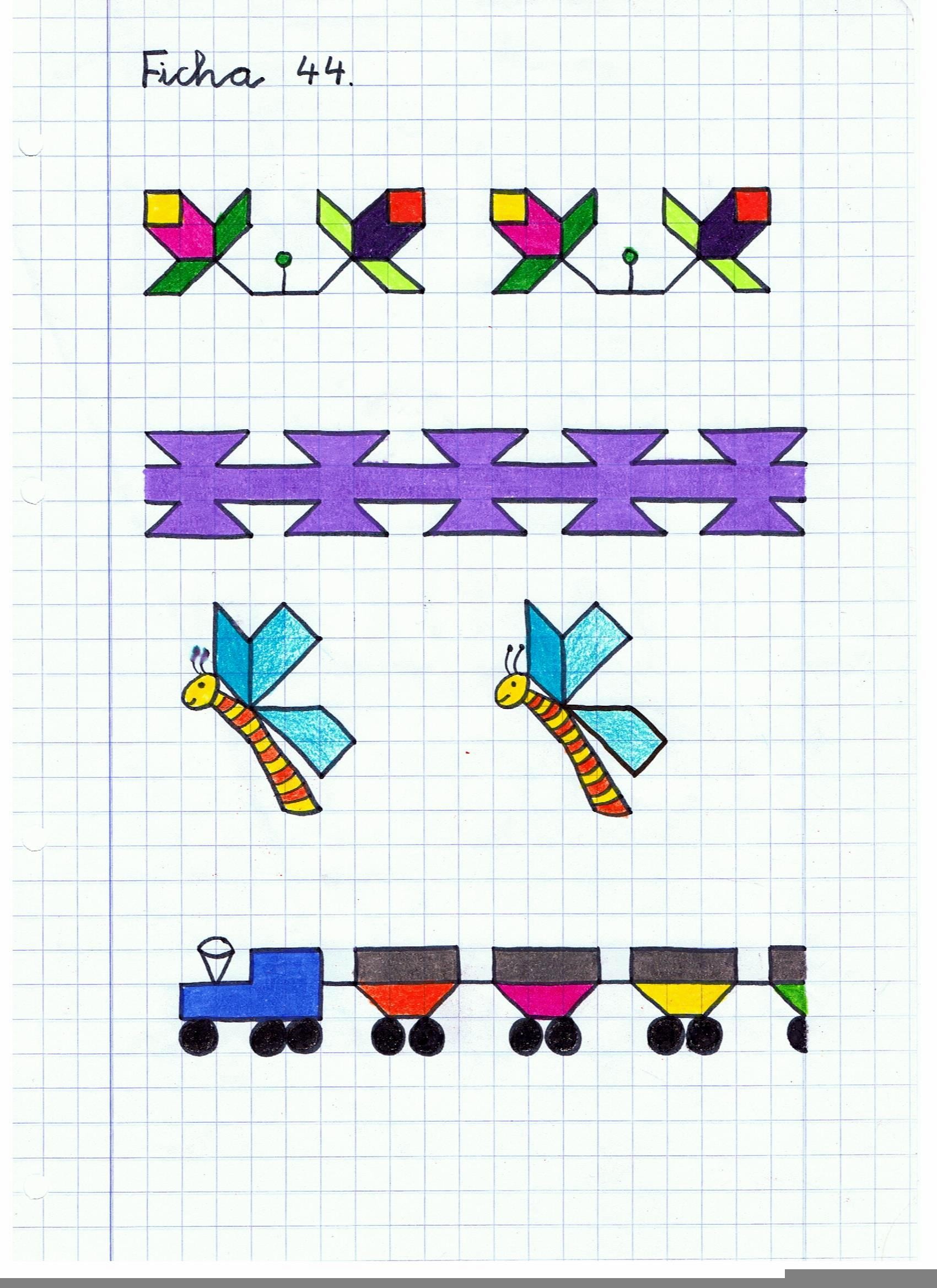 Dibujos cuadriculados