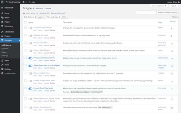 Code-Snippet-Plugin