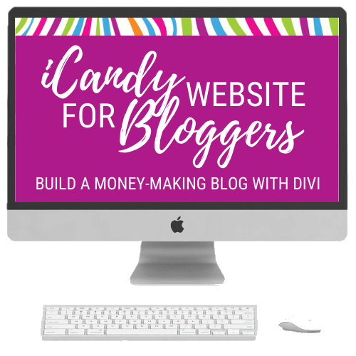 iCandy Website for Bloggers - Web Design iCandy