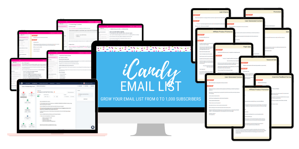 iCandy Email List Hero