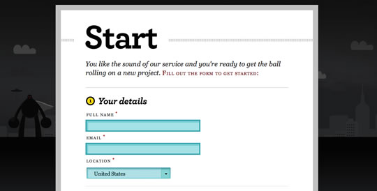 25 Buenos Ejemplos De Formularios En Diseno Web Creativos Online