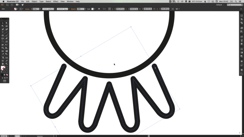 Drawing a Vector Octopus Icon in Illustrator – Peter Jonour