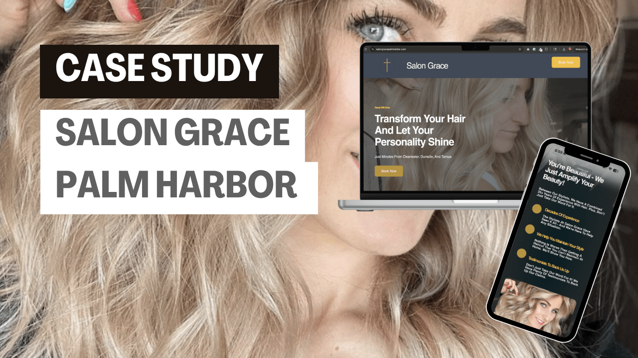 WebDesignToo Case Study - Ashley Becoming Salon Grace