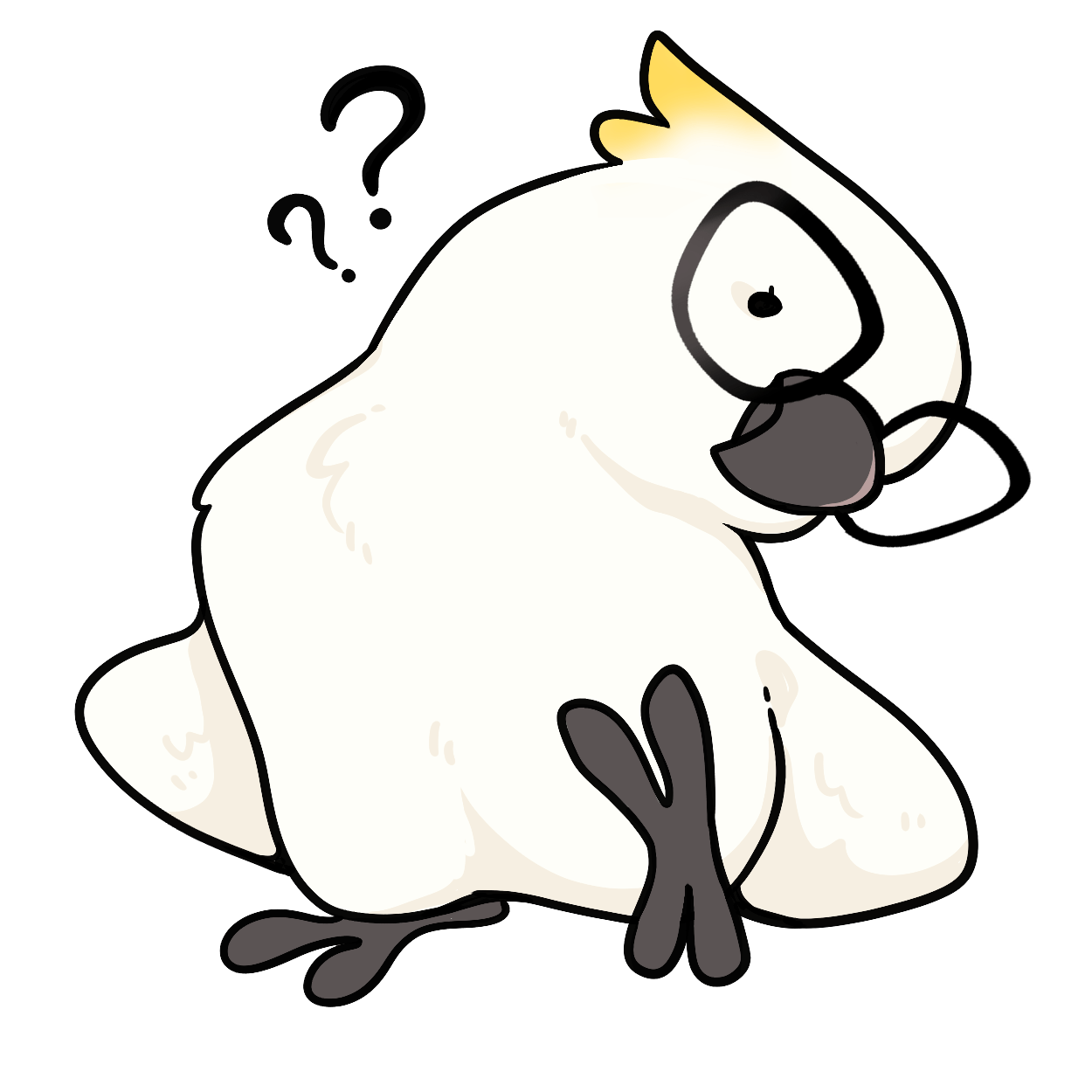 Pixel, WebDesignToo's mascot, curious