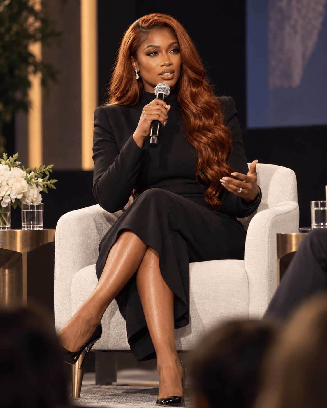 Tami LaTrell speaking on a professional conference panel
