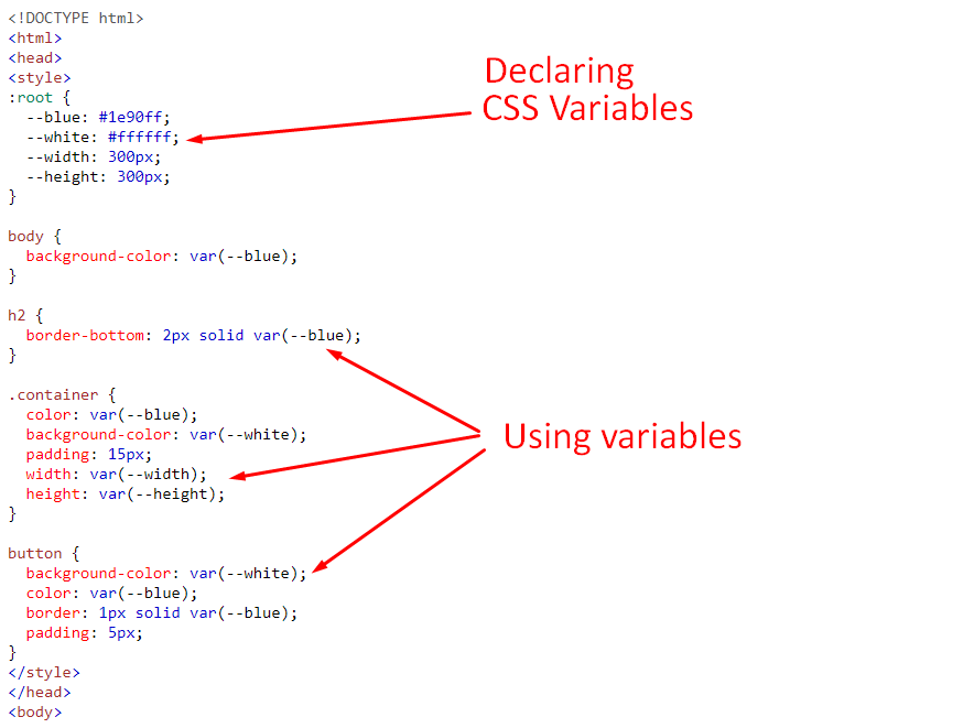 CSS Variables - Misc