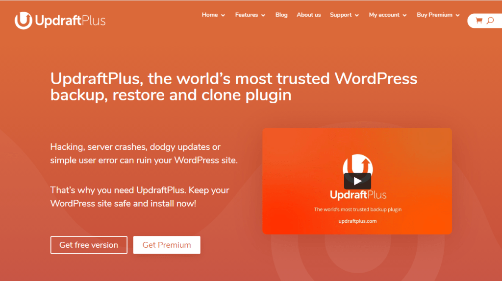 UpdraftPlus - Backup Solution For WordPress