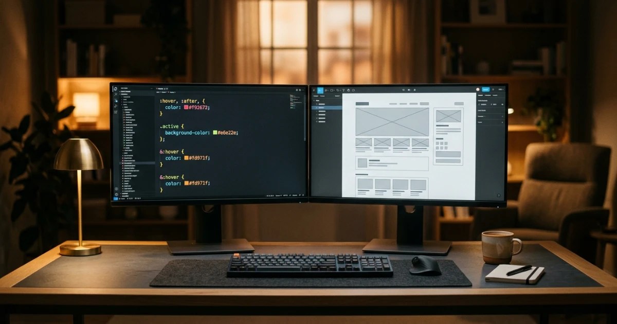 10 Modern CSS Selectors to Eliminate Spaghetti Code 1 Clean developer workspace displaying modern CSS stylesheets and modular design systems