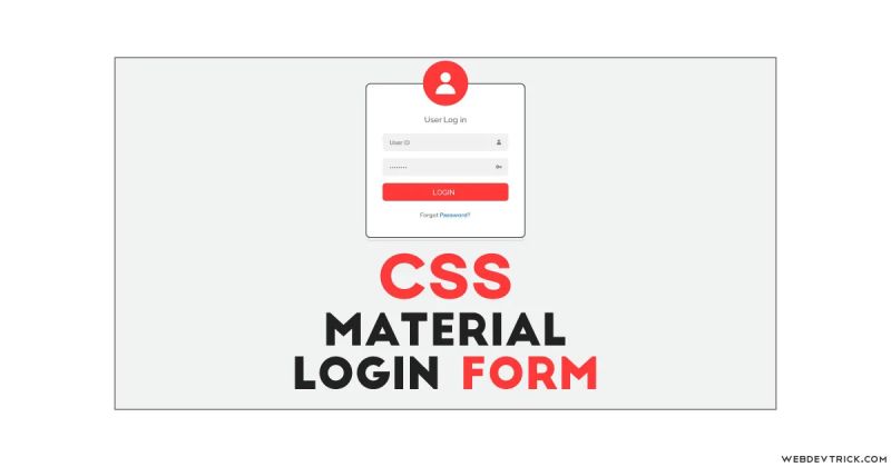 Pure Css Material Design Inspired Login Form Codemyui - Best Light Backgrounds in 4K