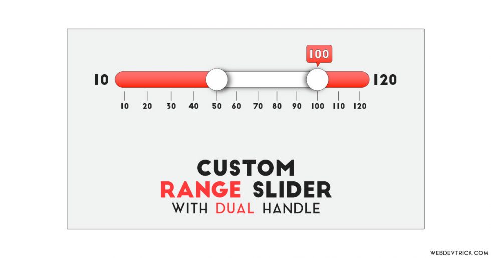 7 Best Custom Range Slider Javascript Libraries 2021 Update Css Script 
