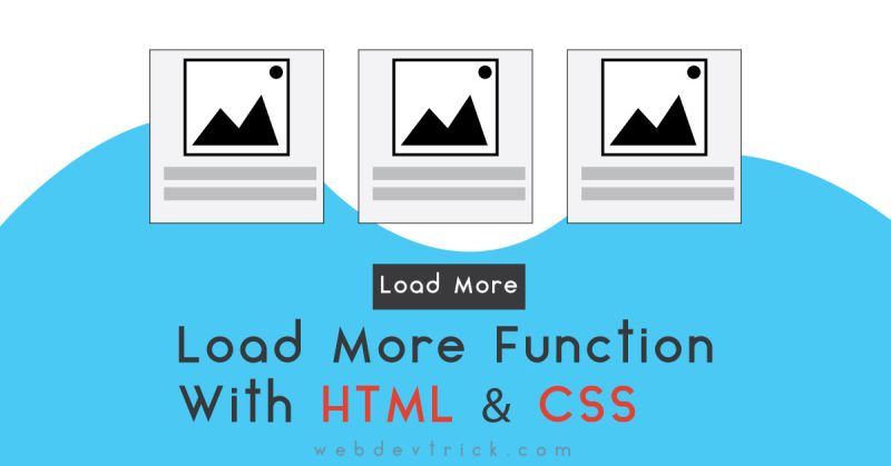 Load More Feature With Html Css Only Example And Source Code - Premium Nature Illustration - High Resolution