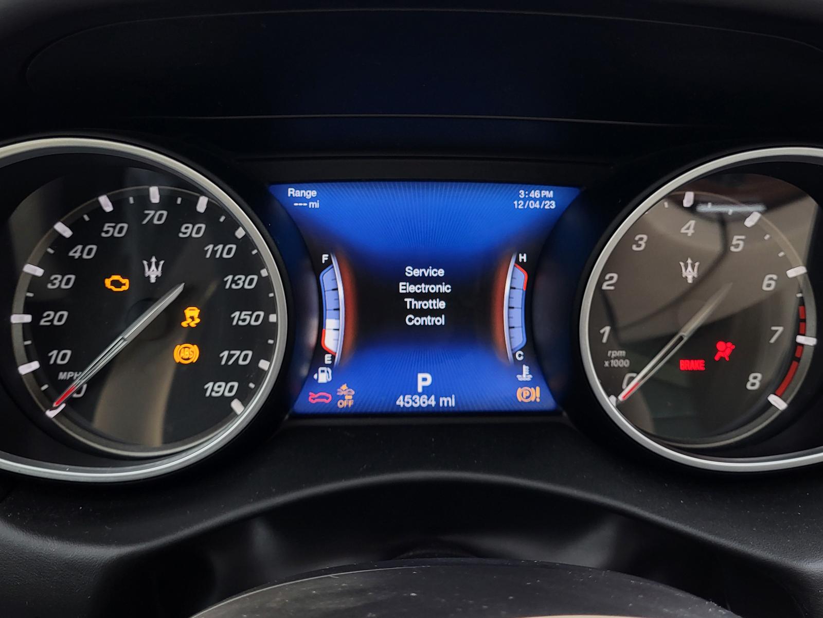 2018 MASERATI LEVANTE Speedometer / Instrument Cluster - Weber