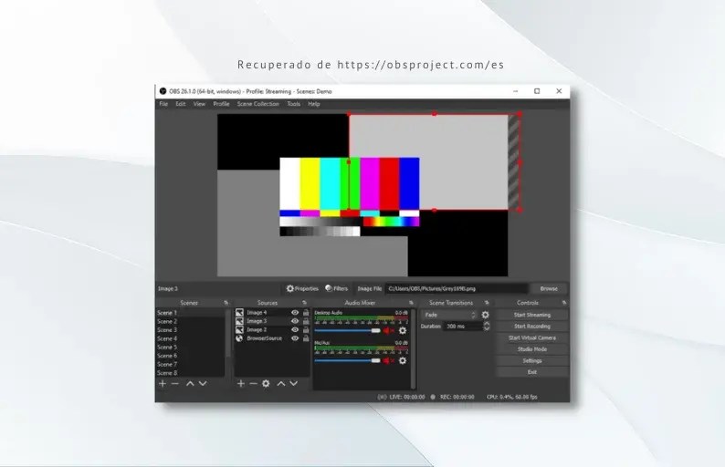 obs studio para grabar clases online