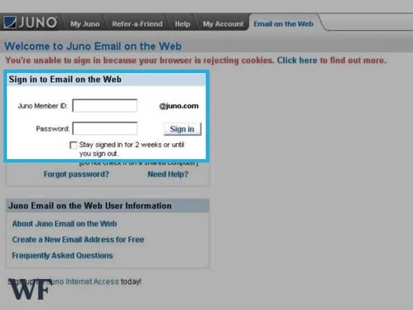 The information you have entered doesn't match our files. Juno Mobile Webmail Login How To Log Into Juno Webmail Account