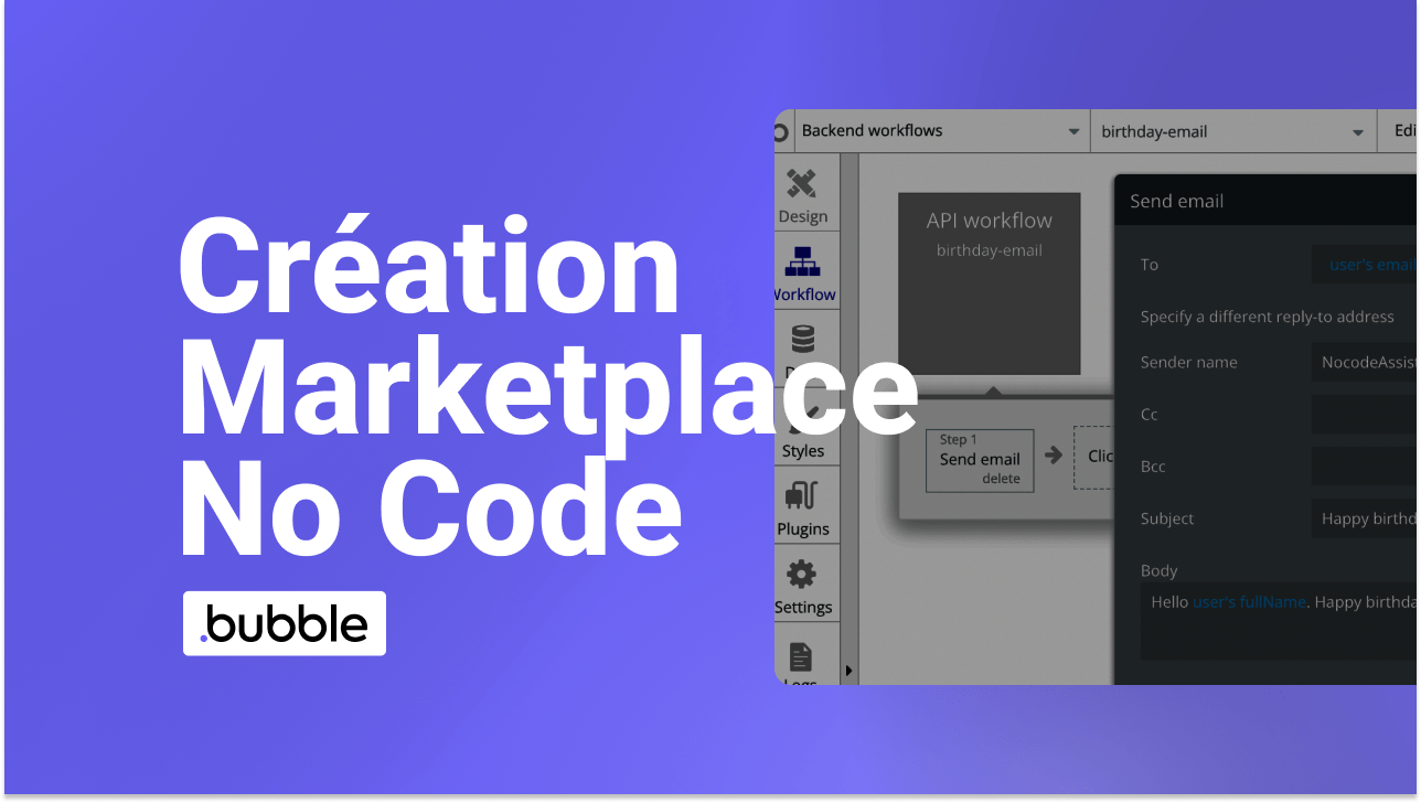 Création marketplace no code - Agence Webfresk