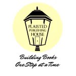 The Plaisted Publishing House logo, featuring a drawing of a street lantern surrounded by a yellow glow with the words "building books one step at a time" underneath.