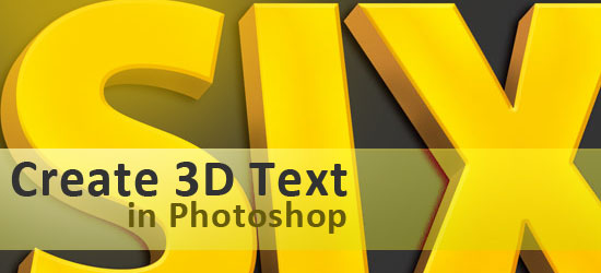How to get to 3d in photoshop. How To Create Remarkable 3d Text In Photoshop Webfx