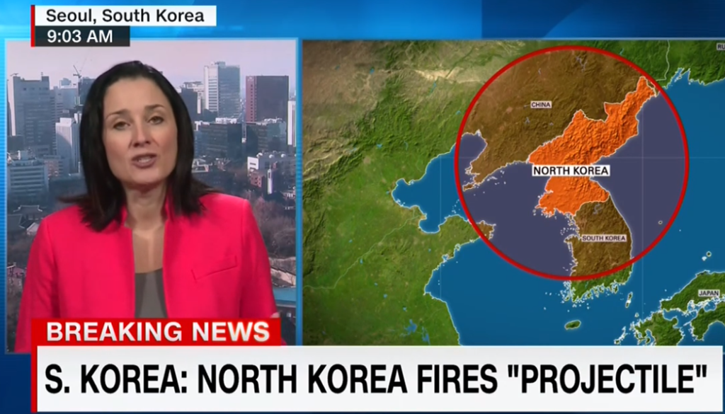 North Korea fired four missiles toward Japan.