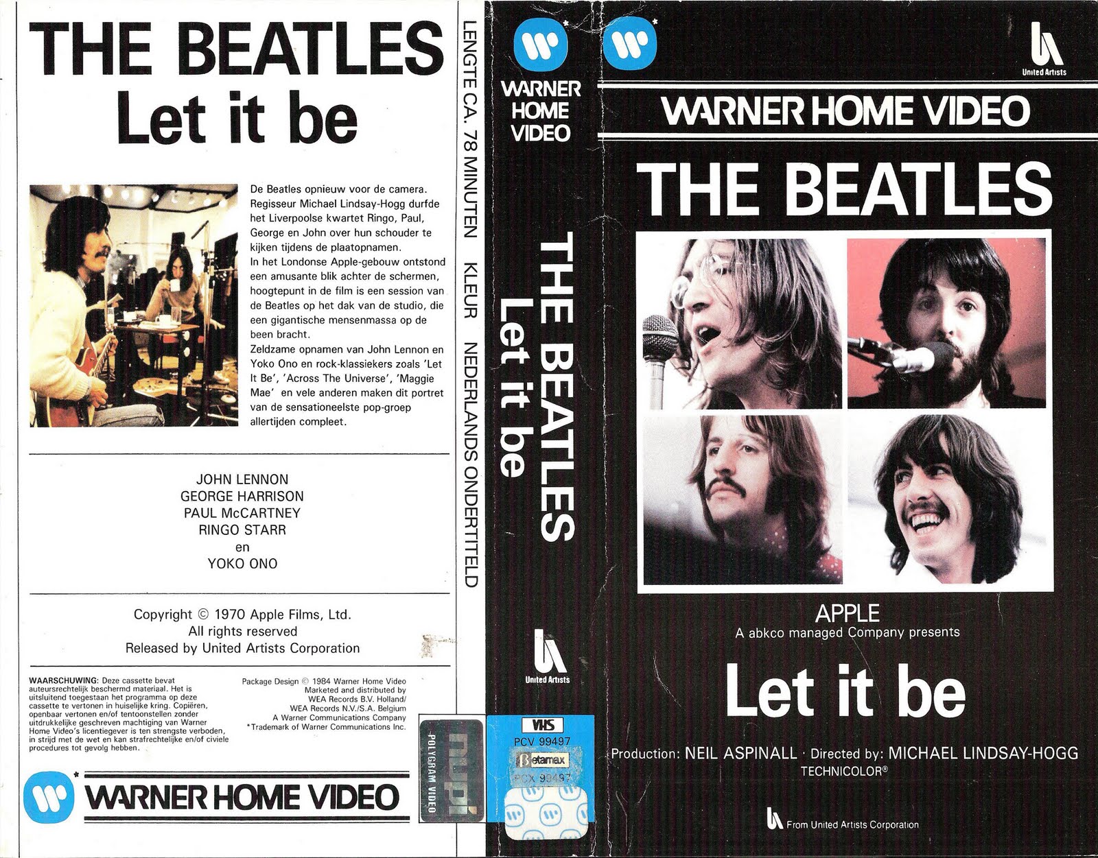「THE BEATLES LIVE BEST」VHS THE BEATLES LIVE VHS Classic Rock SVS Video 45 Ready Steady