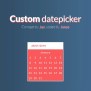 10+ Date Picker Calendars CSS JavaScript Code - Webgyaani