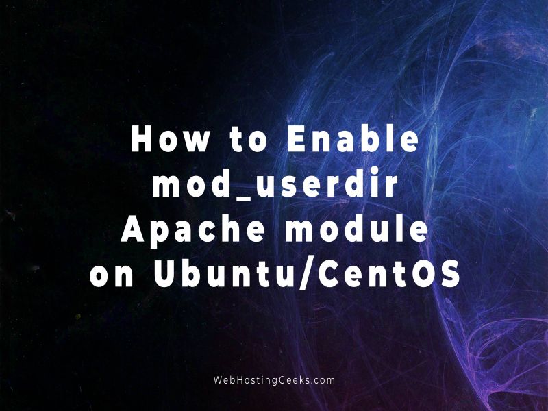 How To Enable Apache Userdir Module On Rhel Centos - 8K Colorful Textures for Desktop