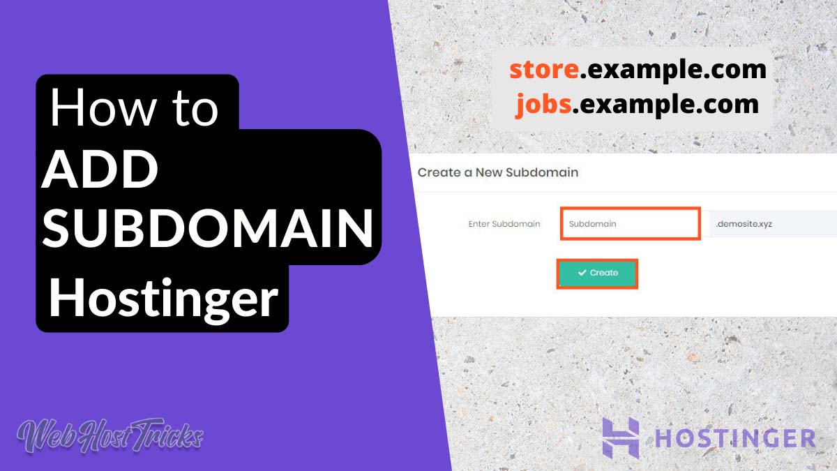 · find your domain(where you want to install wordpress) and click manage . How To Add Subdomain In Hostinger Webhosttricks