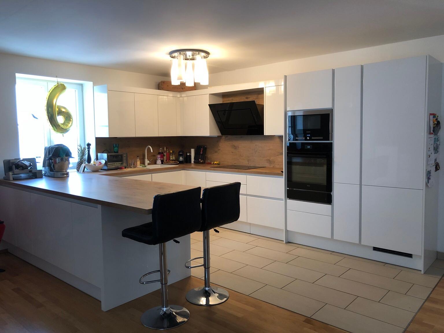 Küche bianca i 240 + 160 cm küchenzeile hochglanz weiß küchenblock einbauküche. DAN KÃ¼che weiÃ Hochglanz 3 Jahre neuwertig in 4402 Steyr fÃ¼r â¬ 8.500,00