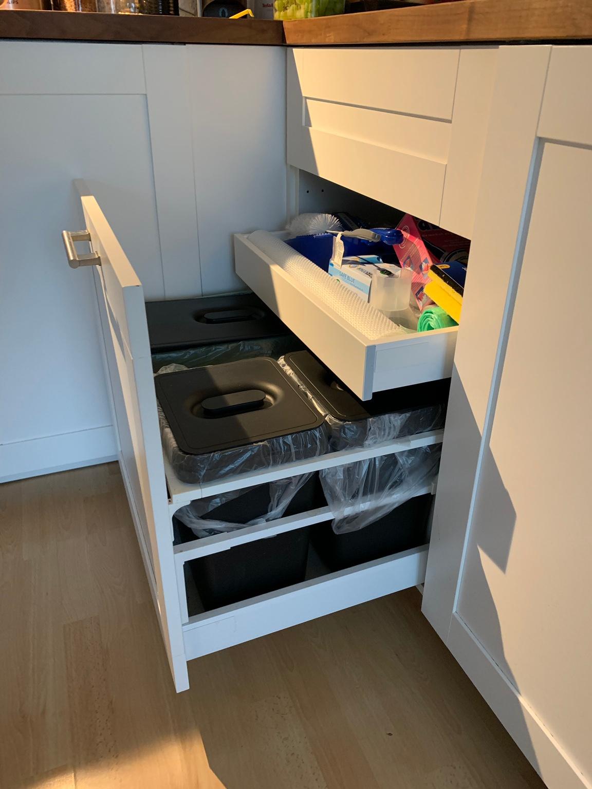 Winkelküche Küchenzeile Küche L-Form Küche grifflos ...