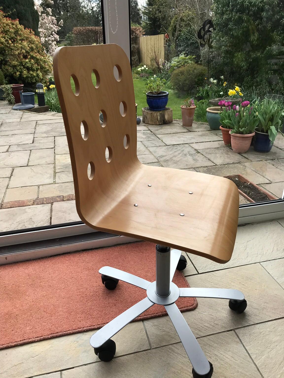 Browse to find computer chairs that suit your space. Ikea Wooden Desk Chair In Dacorum For 10 00 For Sale Shpock