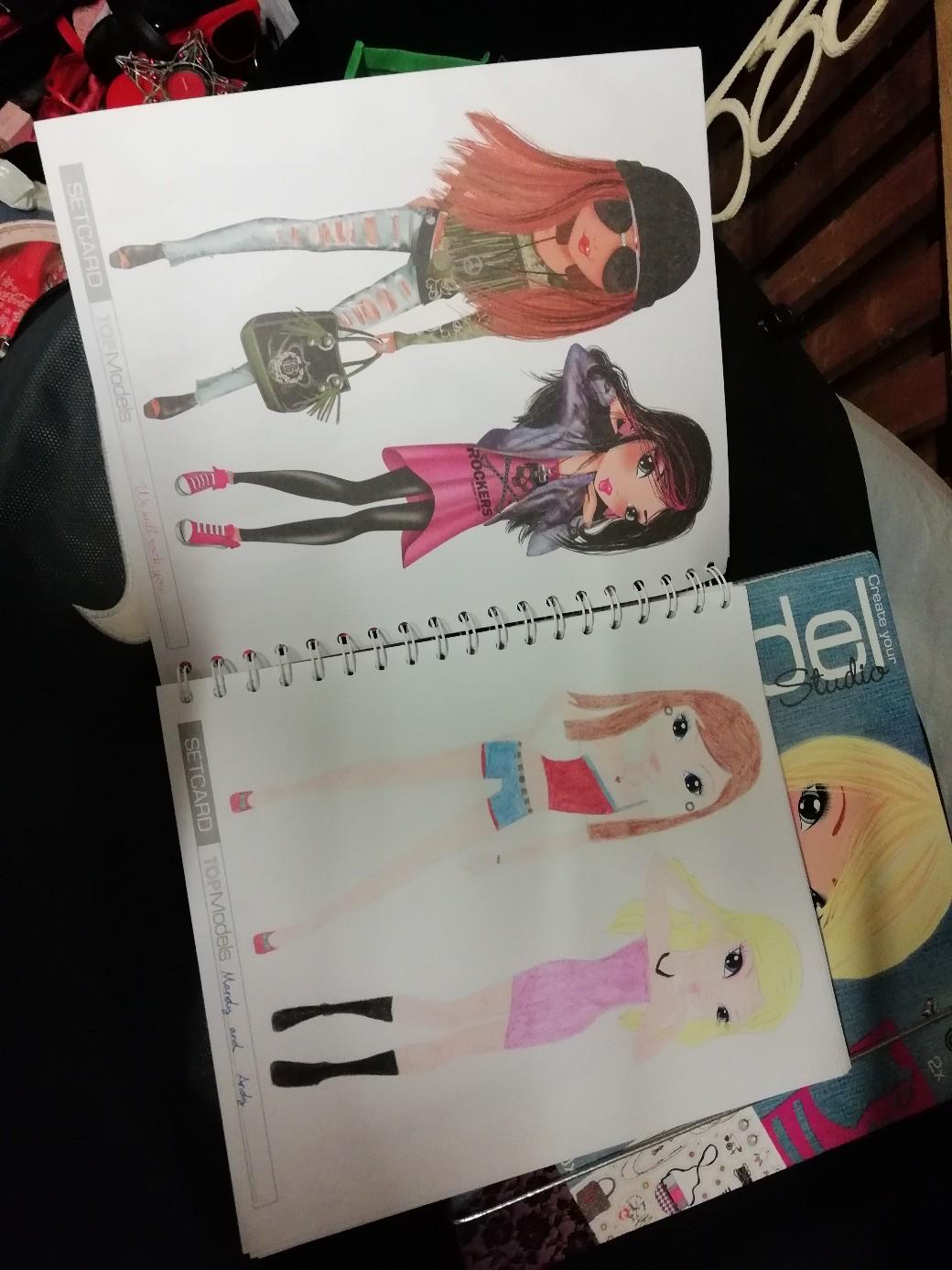 Topmodel Ausmalbilder