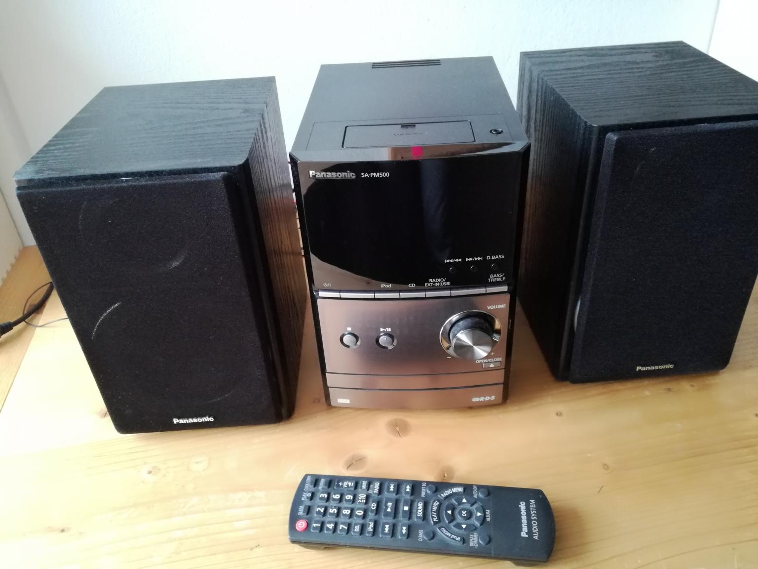 Dock kabel auf cinch für stereoanlage, pc, autoradio etc.geniessen sie die musik in höchste qualität über ihre hifi stereoanlage. Stereoanlage Panasonic SA-PM 500 in 5020 Salzburg fÃ¼r â‚¬ 25