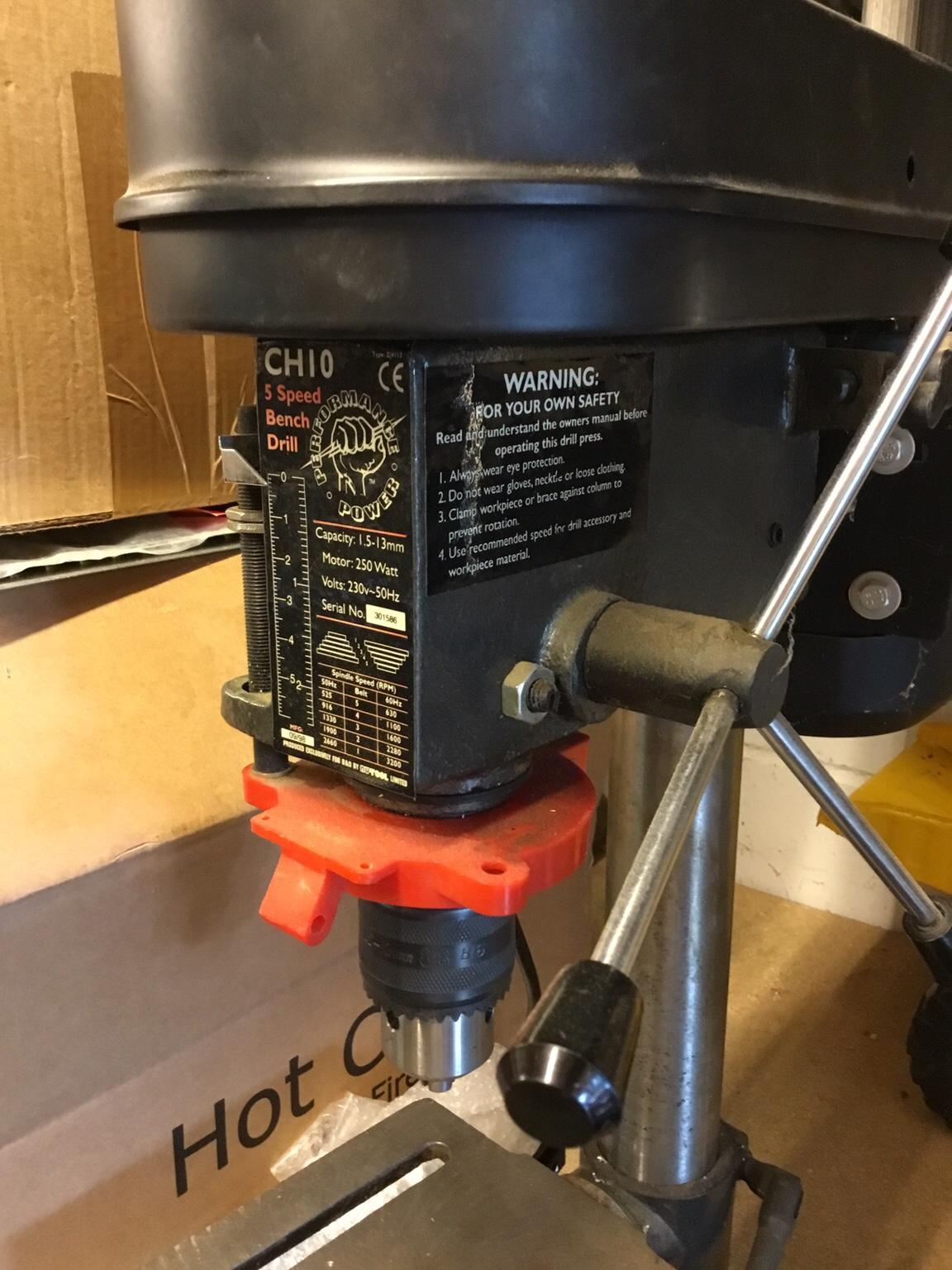 There are two types of pillar drill: B&Q bench pillar drill -variable speed in SW20 London for