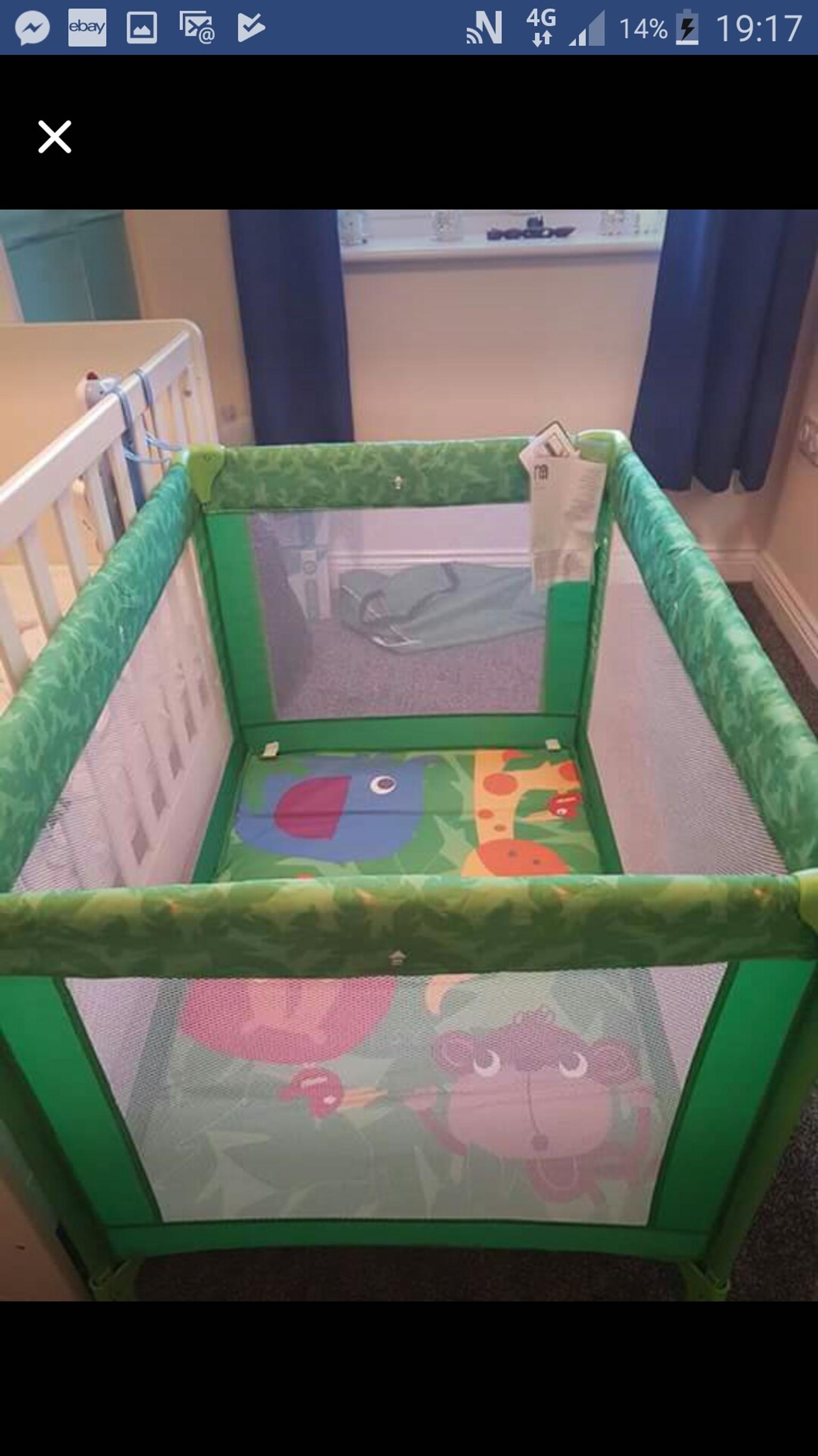 Brand New Mothercare Safari Travel Cot