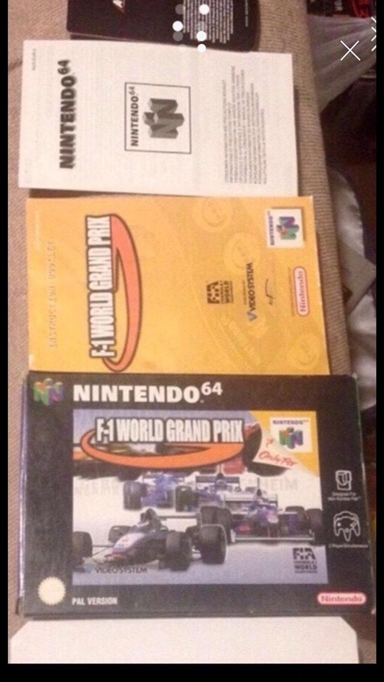 N64 F1 World Grand Prix F 1 Nintendo