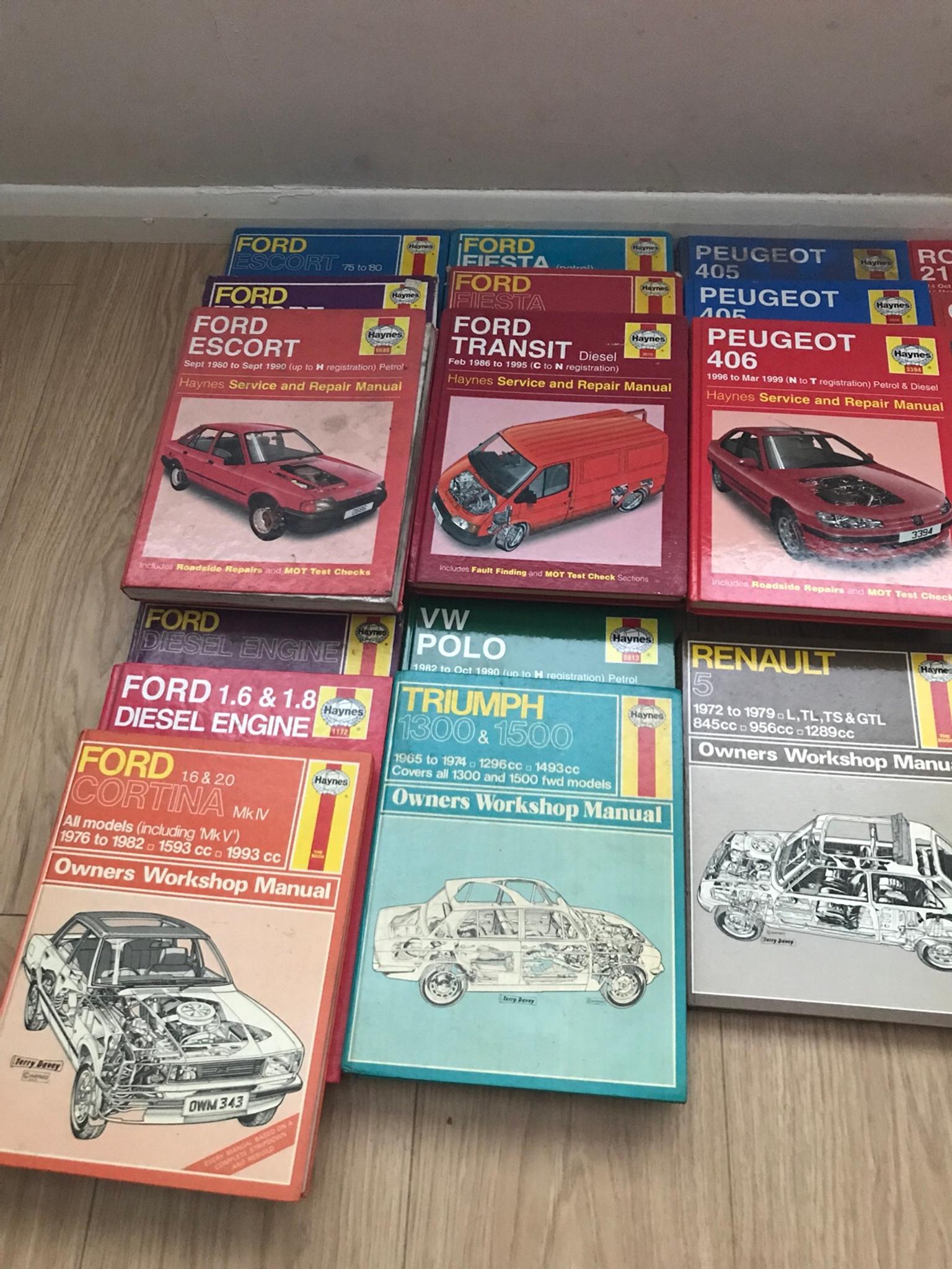 Haynes Car And Motorbike Manuals In Me9 Teynham Fur 30 00