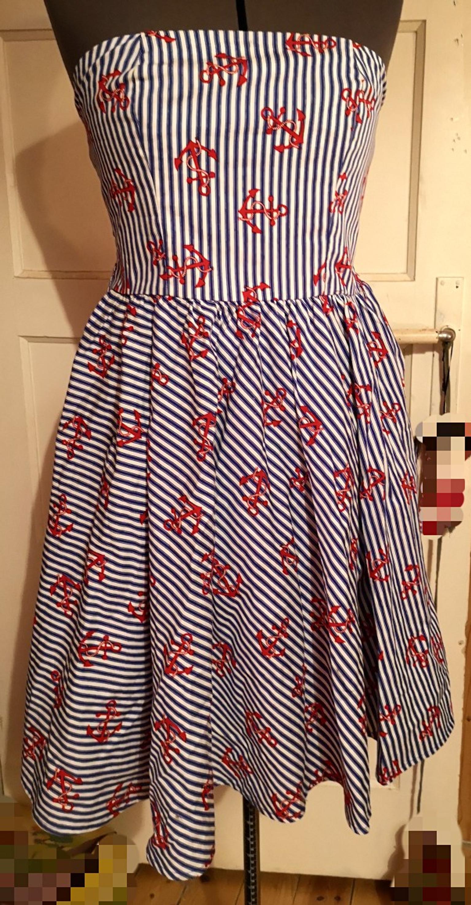 Wunderschones Kleid Rockabilly Anker Streifen In 22303 Winterhude For 45 00 For Sale Shpock