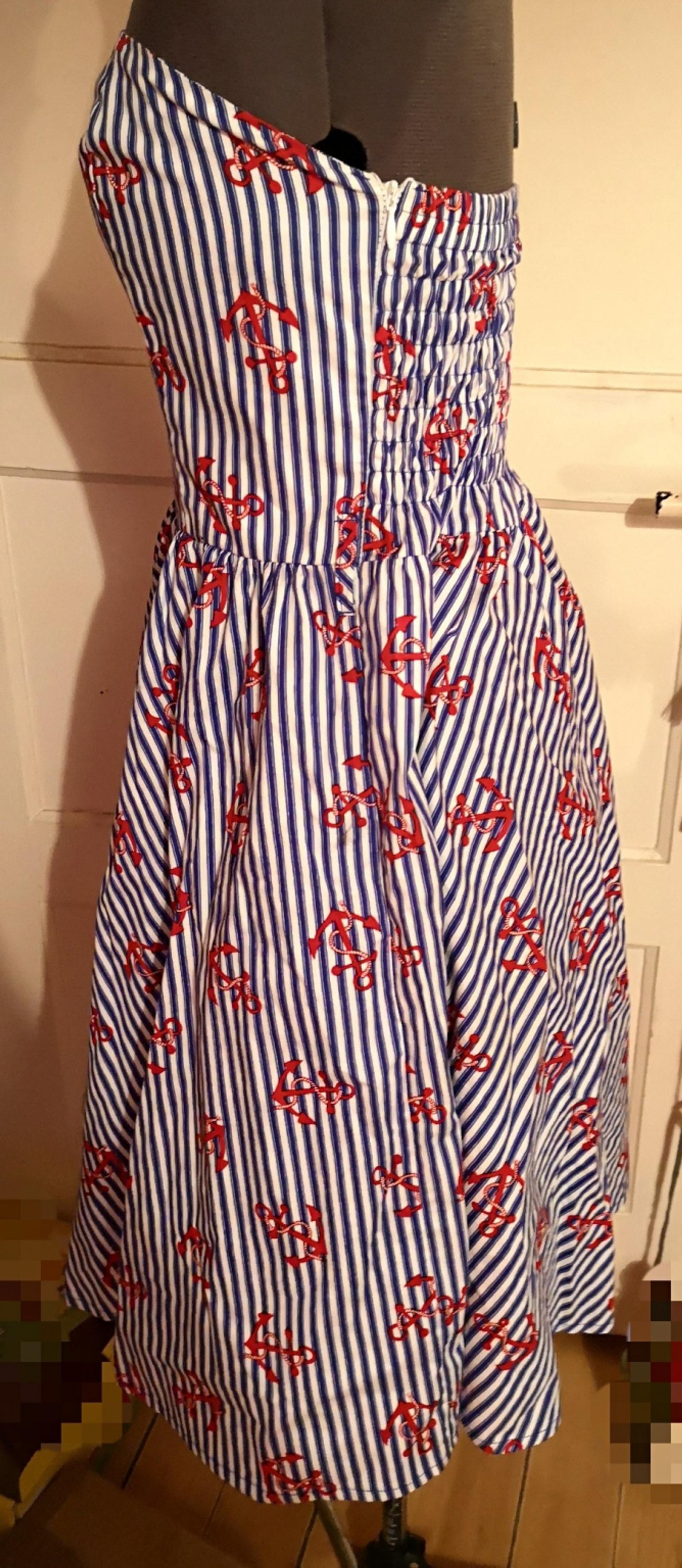 Wunderschones Kleid Rockabilly Anker Streifen In 22303 Winterhude For 45 00 For Sale Shpock