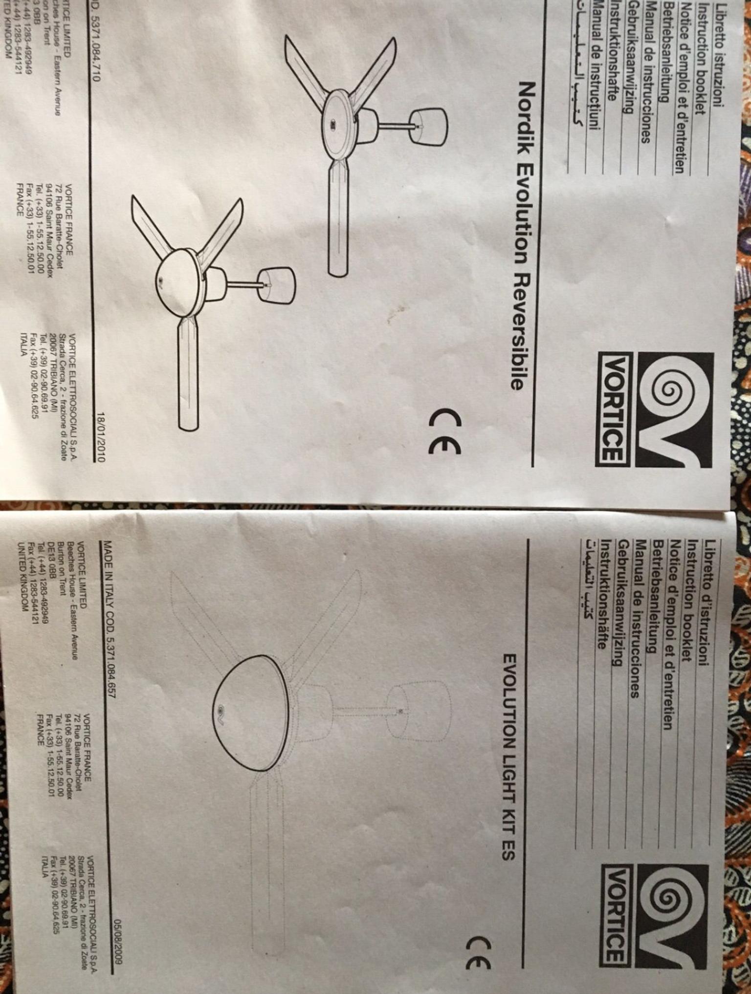 Ventilatore A Soffitto Vortice Telecomando In 20061 Carugate For 80 00 For Sale Shpock