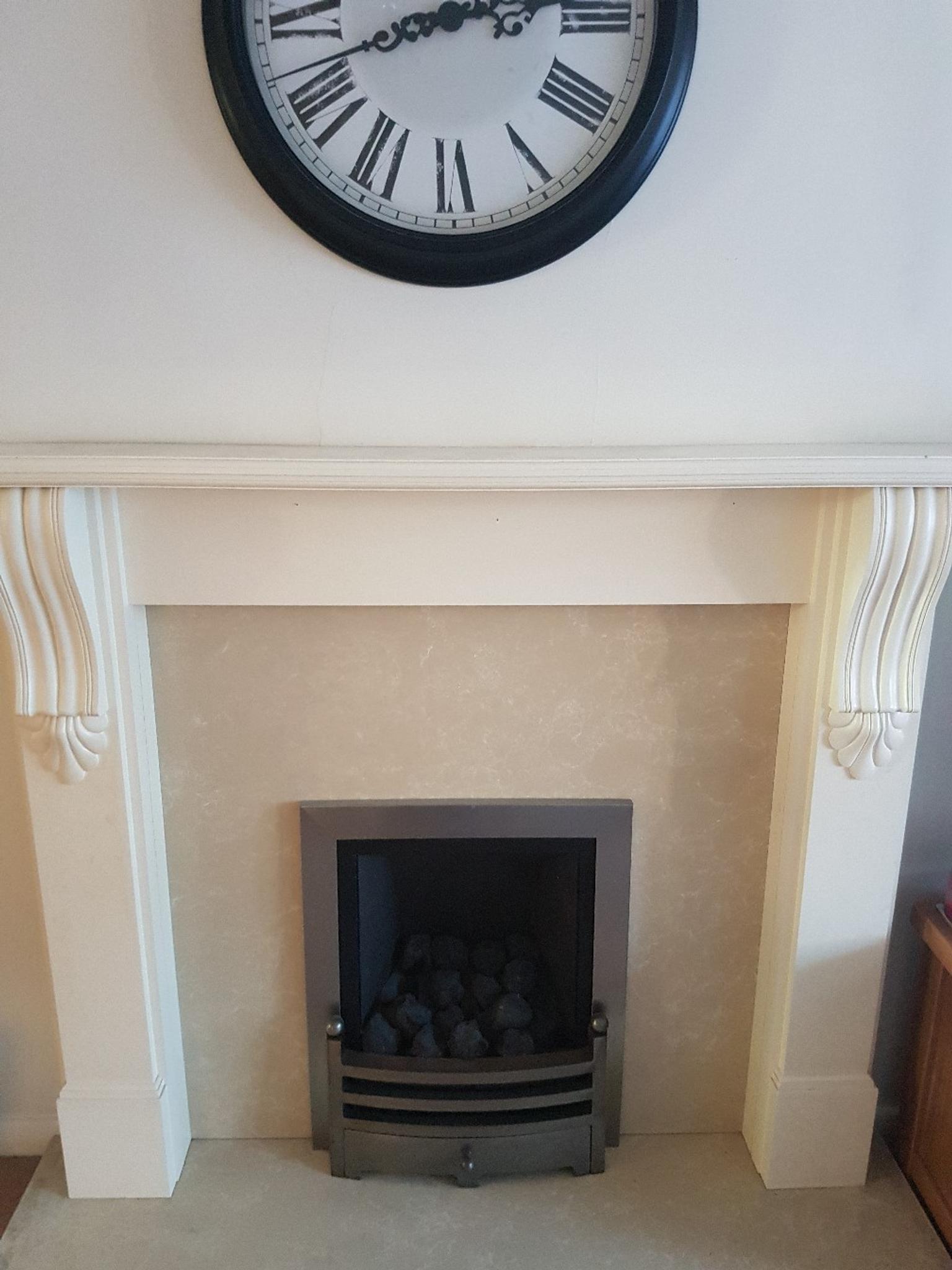 Adam Albany Electric Fireplace Suite In Cream Youtube