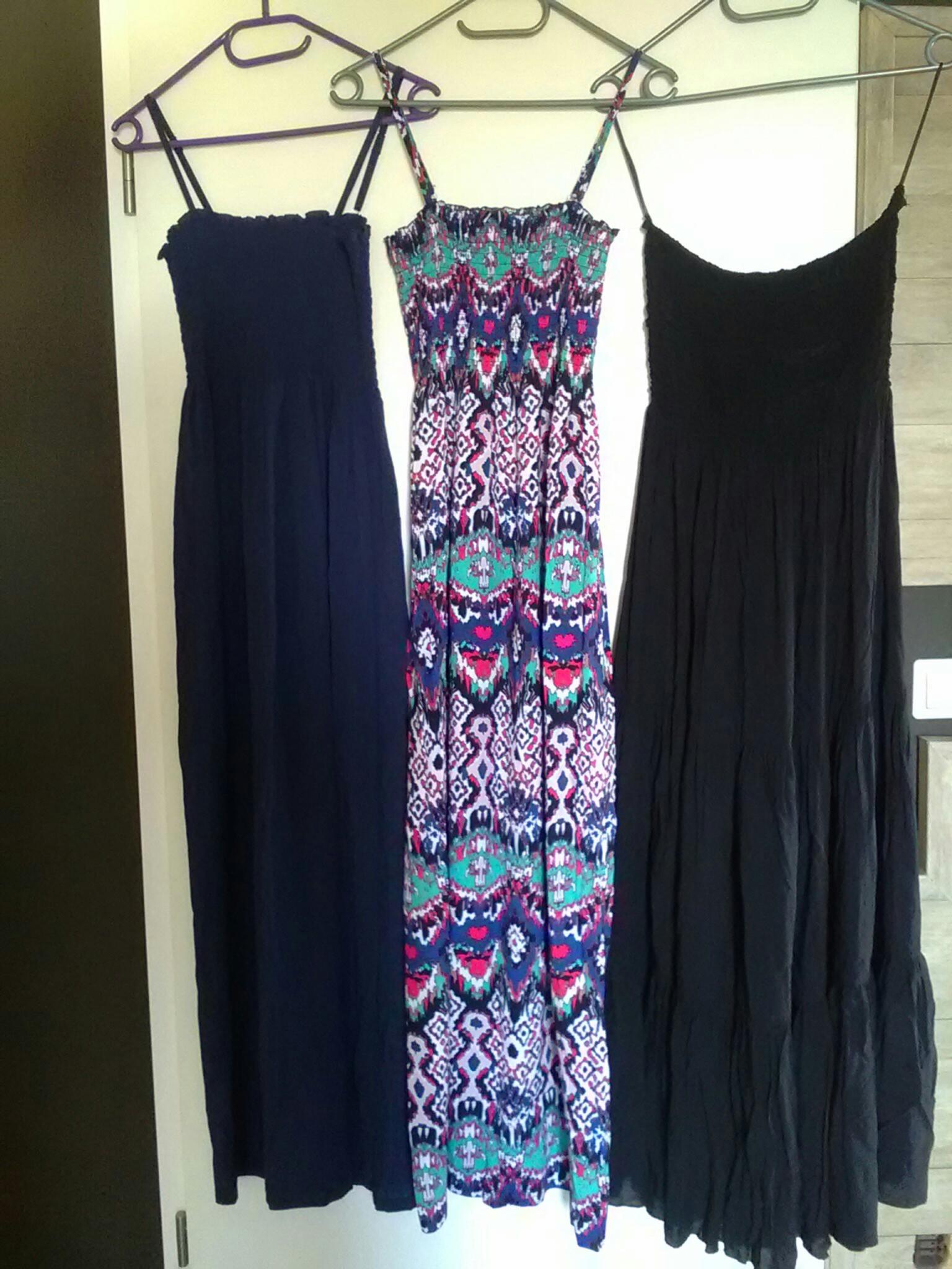 Maxikleid Schwarz Blau Bunt New Yorker M L In 12621 Berlin For 28 00 For Sale Shpock