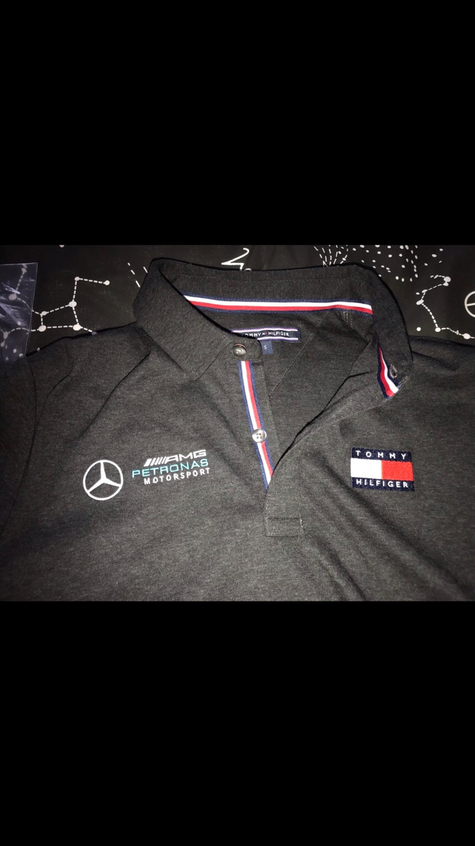 2019 Mercedes Germany Amg F1 Team Mens Polo Shirt White