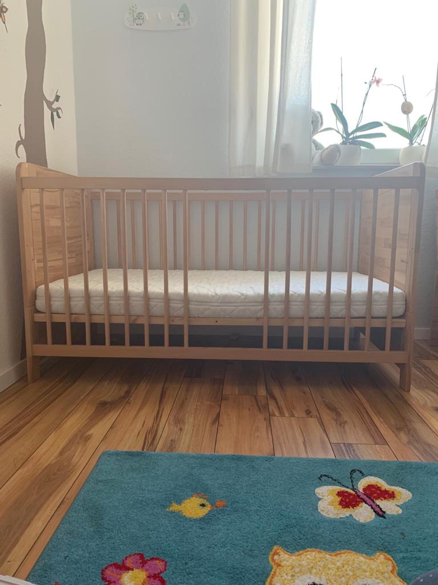 179,00 € · babymatratze wolkenmeer 70x140 cm. Babybett / Kinderbett Oslo Kerbuche Massiv in 67071