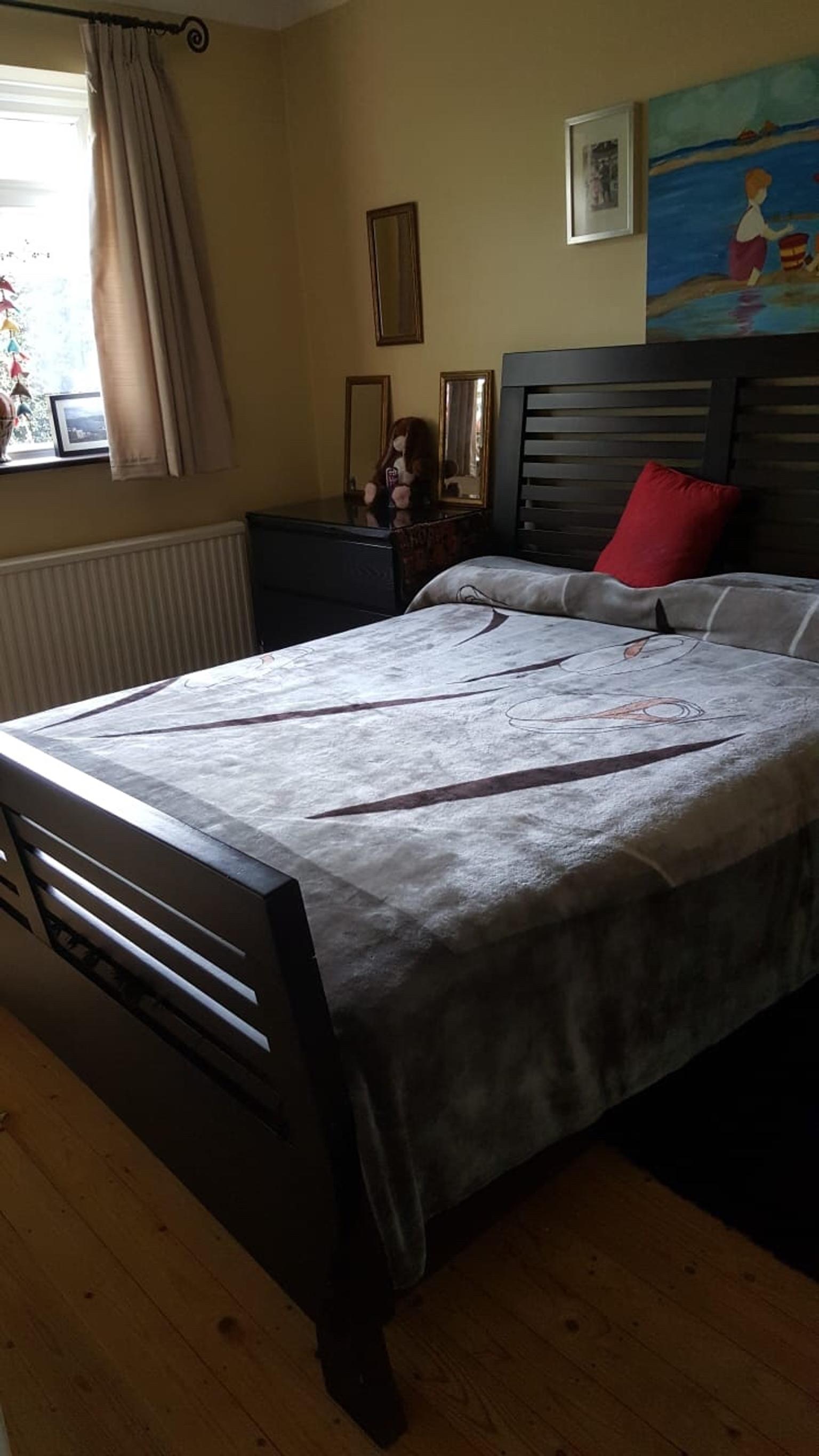 King Size Wooden Bed Frame Zen Design In Kt2 Thames For 120 00 For Sale Shpock