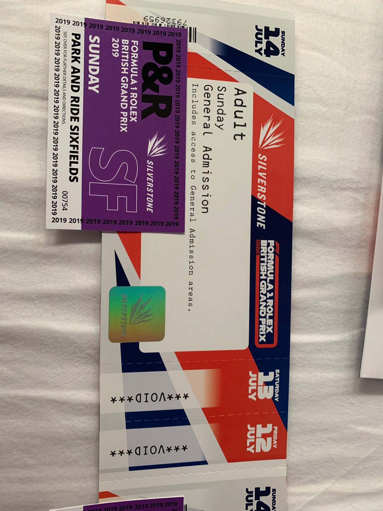 Silverstone F1 British Grand Prix Raceday X 2