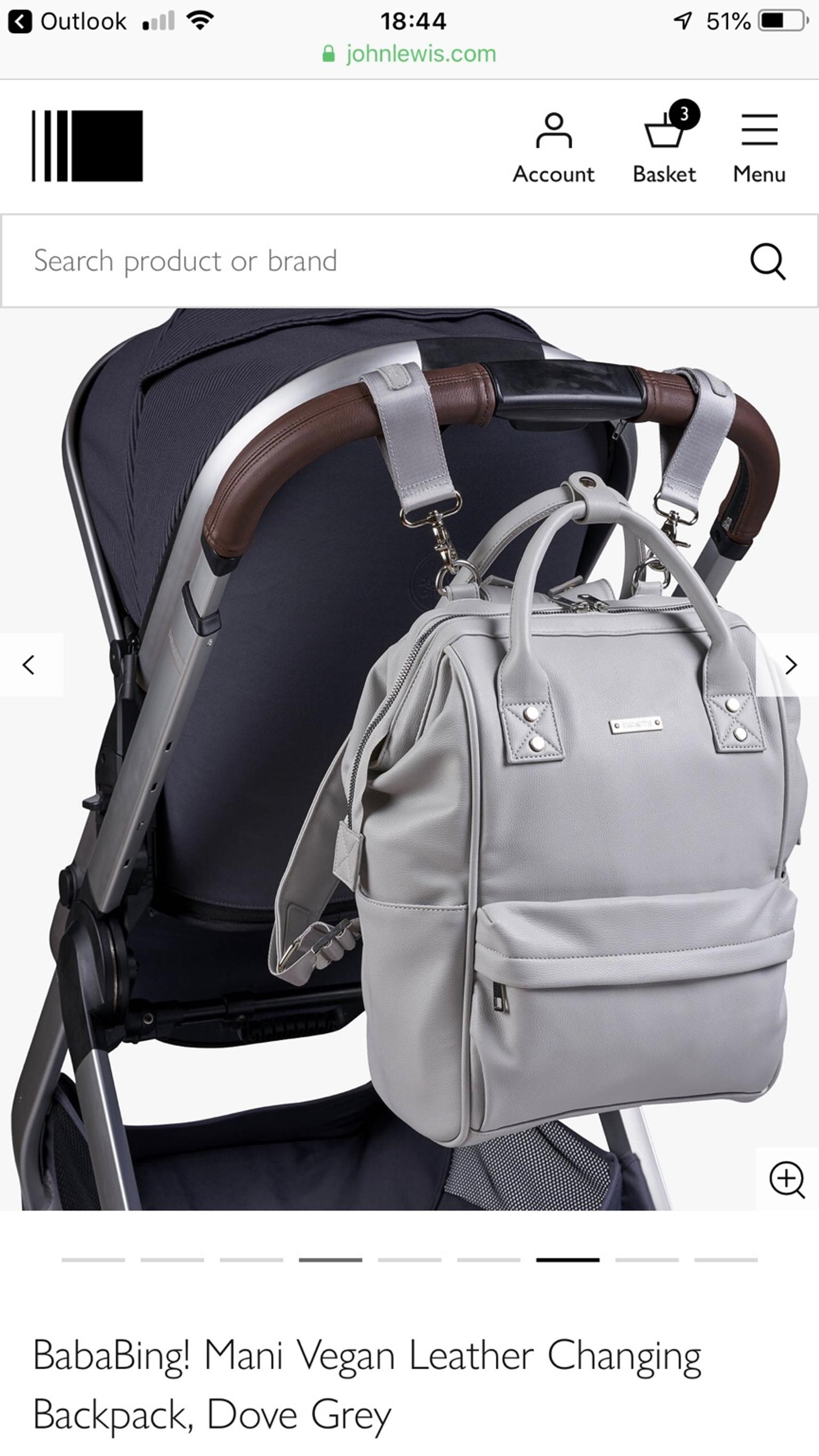 Brand New John Lewis Baby Bag Vegan Leather In Cr0 Croydon For 50 00 For Sale Shpock