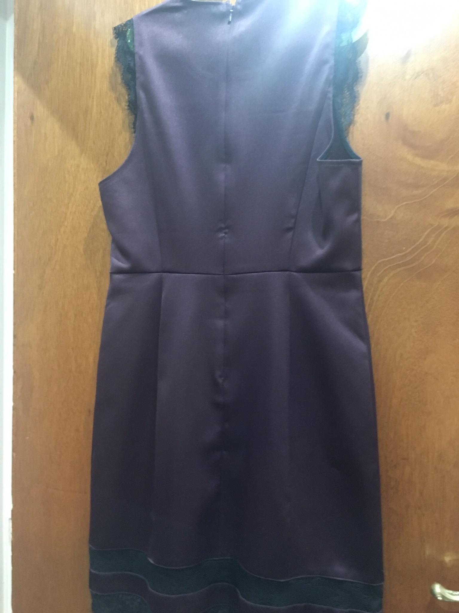 Forever 21 Purple Satin Dress Size M In L22 Sefton For 6 00 For Sale Shpock