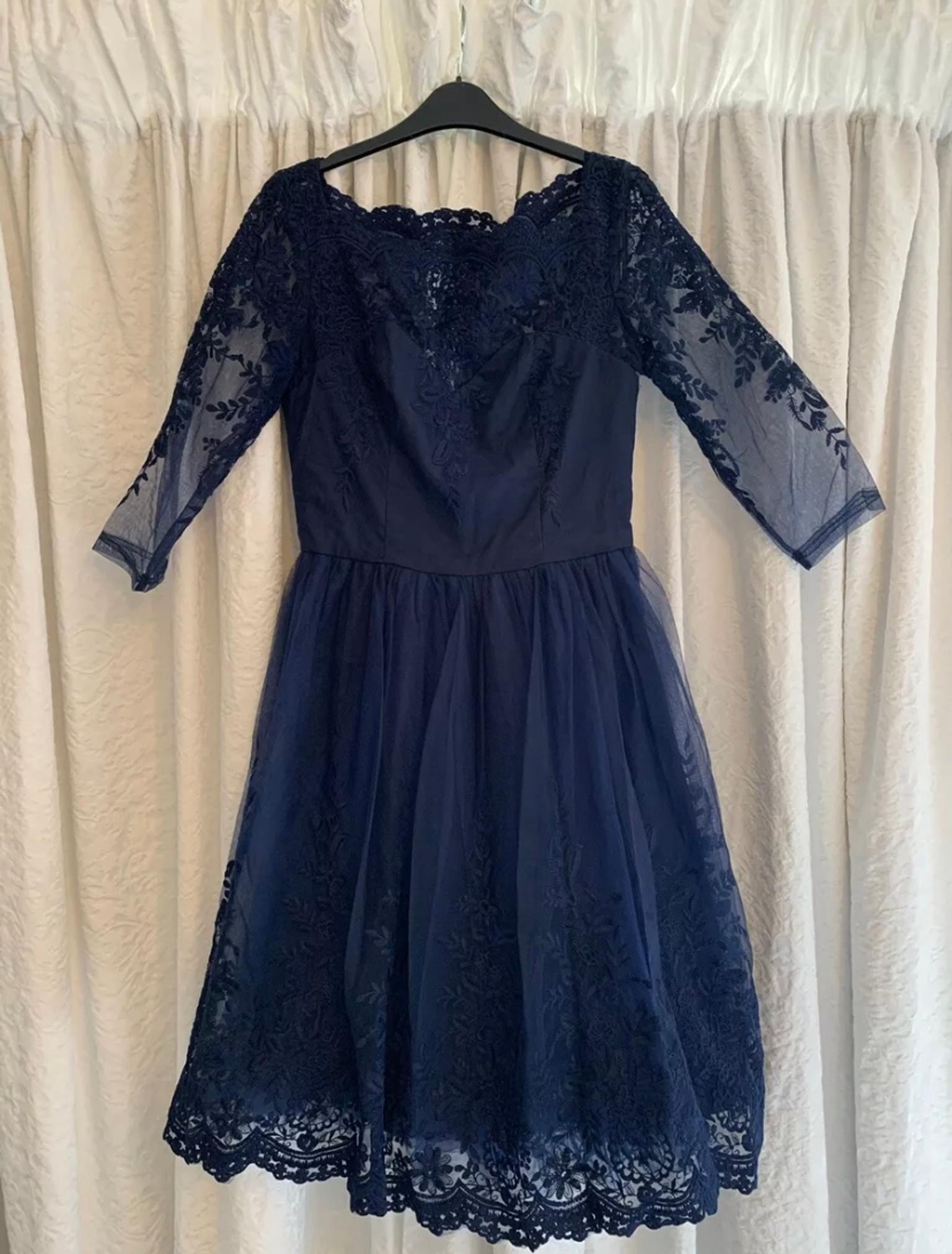 Chi Chi London Navy Lace Dress Size 12 In B97 Redditch For 35 00 For Sale Shpock